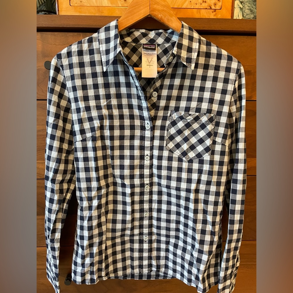 Patagonia Blue Checked Shirt